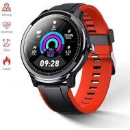 [아마존 핫딜] GOKOO Smart Watch Sport Activity Tracker Waterproof Smartwatch for Men with Blood Pressure Heart Rate Sleep Monitor Breathing Train Step Distance Calorie Full Touch Camera Music Co