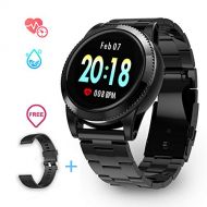 Smart Watch for Men Women, GOKOO Sports Smartwatch Fitness Tracker with Pedometer Notifications Music Control Blood Pressure Heart Rate Monitor Camera Color Touch Screen for Androi