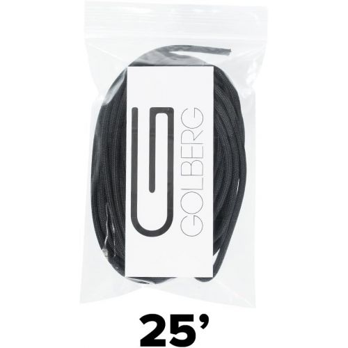  GOLBERG G GOLBERG 550lb Parachute Cord Paracord - 100% Nylon USA Made Mil-Spec Type III Paracord - Used by The US Military - Multiple Colors and Lengths Available