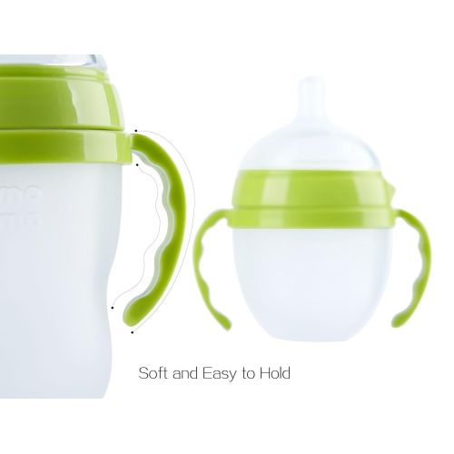  [아마존베스트]GOLOHO Compatible Bottle Handle for Comotomo, (Pack of 2, Green)