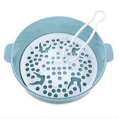  [아마존베스트]GOLOHO Baby Bottle Microwave Steam Sterilizer - Fit 6 Baby Bottles