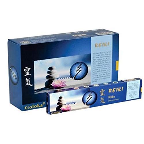  인센스스틱 GOLOKA Reiki Raku high end Incense Sticks- 12 Boxes of 15 GMS (Total 180 GMS)