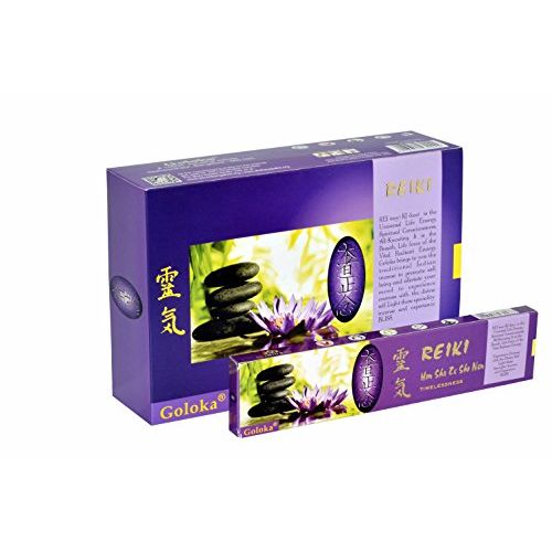  인센스스틱 Goloka reiki series collection high end incense sticks- 6 boxes of 15 gms (Total 90 gms) (Hon sha ze sho nen)