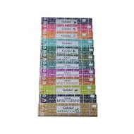 인센스스틱 Goloka Set of 12 Natures Nest, Lavender, Rose, Meditation, Parijatha, Basil, Patchouli, Sandalwood, Jasmine, Herbal, Pure Musk, Supreme Incense Sticks