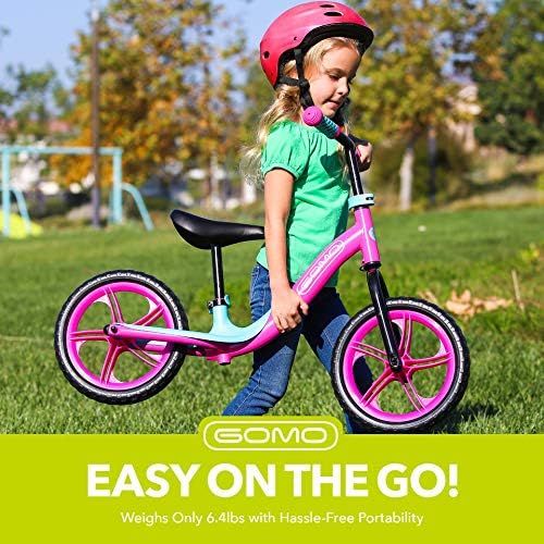  [아마존베스트]GOMO Balance Bike - Toddler Training Bike for 18 Months, 2, 3, 4 and 5 Year Old Kids - Ultra Cool Colors Push Bikes for Toddlers/No Pedal Scooter Bicycle with Footrest