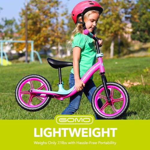  [아마존베스트]GOMO Balance Bike - Toddler Training Bike for 18 Months, 2, 3, 4 and 5 Year Old Kids - Ultra Cool Colors Push Bikes for Toddlers/No Pedal Scooter Bicycle with Footrest