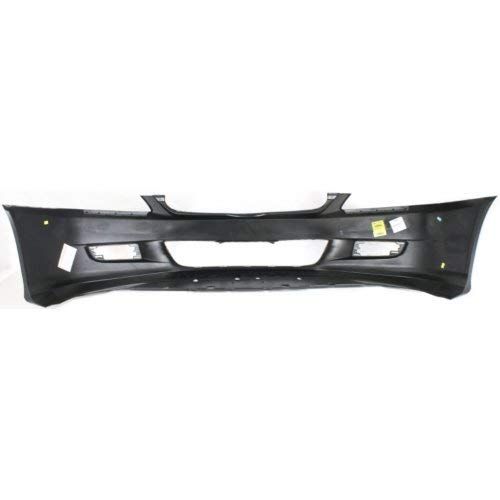  GOOACC Front Bumper Cover for HONDA ACCORD 2006-2007 Primed with Fog Light Holes Coupe - CAPA