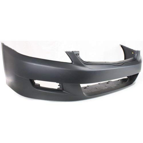  GOOACC Front Bumper Cover for HONDA ACCORD 2006-2007 Primed with Fog Light Holes Coupe - CAPA