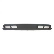 GOOACC CarPartsDepot, Grey Lower Front Bumper Air Deflector Valance Cover with Fog Light Hole, 365-15103 GM1092167 15005294