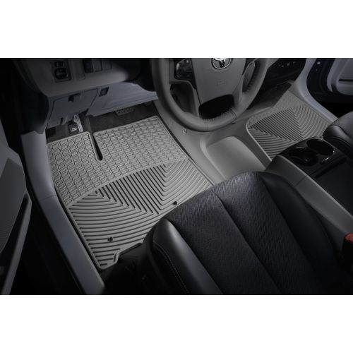  GOOACC WeatherTech Trim to Fit Front Rubber Mats for Select Chevrolet/GMC/Cadillac Models (Gray)