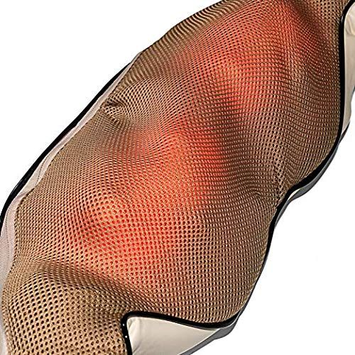  GOOACTION Gooaction Shiatsu Deep Kneading Massager Pillow with Heat, Car/Office Chair Corded Massager for...