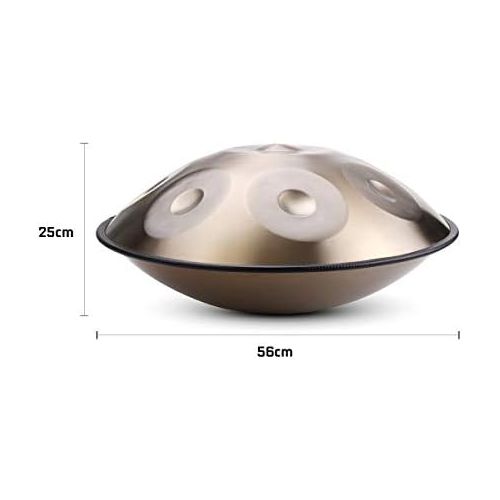  [아마존베스트]GOOCO Harmony Handpan Amara, Padded Bag and Cotton Gloves, Steel Drum, Handmade, High Quality Percussion Instrument