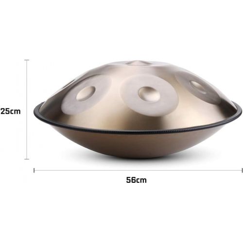  [아마존베스트]GOOCO Harmony Handpan Amara, Padded Bag and Cotton Gloves, Steel Drum, Handmade, High Quality Percussion Instrument