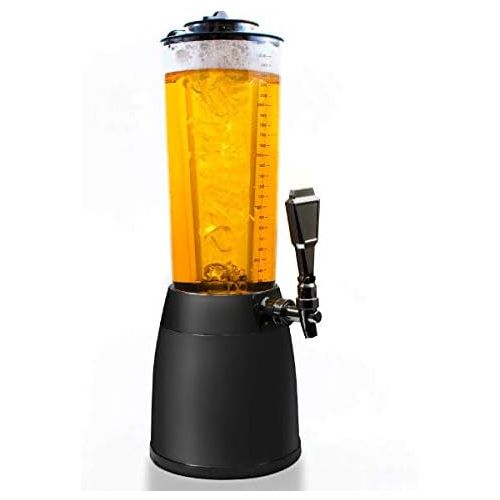  [아마존베스트]GOODS+GADGETS Beer Tower with Tap 4.0 Litres with 1.3 Litre Ice Cooler