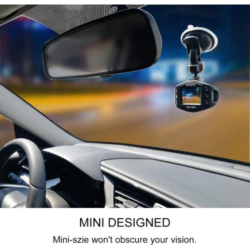  [아마존베스트]Dash Cam GOODTS Full HD 1080P Mini Car Camera Driving Recorder 1.5 inch Screen 170°Wide Angle, Dashboard Camera with G-Sensor Loop Recording WDR Motion Detection Night Vision (16GB