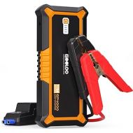 GOOLOO 4000A Peak Car Jump Starter 12V Auto Battery Booster SuperSafe Lithium Jump Box for All Gas, Up to 10.0L Diesel Engine, Portable Power Pack with USB Quick Charge and Type C Port, Orange