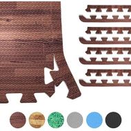 [아마존베스트]GORILLA SPORTS 8 protective mat end pieces foam - 7 colour variations with 60 cm length + 1.2 cm thickness.