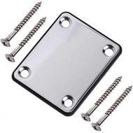 GOSONO Electric Guitar Neck Plate Neck Plate Fix Guitar Neck Joint Board - Including Screws
