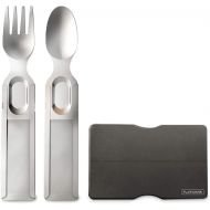 GOSUN Flatware - Wallet Sized Flatware Set Flatware Set Seashells Travel Utensils Camping Cookware Accessories Utensil Camping Utensils Portable & Compact