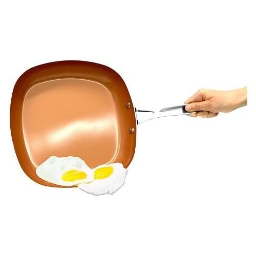  Gotham Steel Ultimate 15 Piece All in One Chef’s Kitchen Set Copper Coating ? Includes Skillets, Stock Pots, Deep Square Pan with Fry Basket