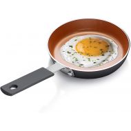 Gotham Steel Mini Egg and Omelet Pan with Ultra Nonstick Titanium & Ceramic Coating - 5.5, Dishwasher Safe, Stay Cool Handle