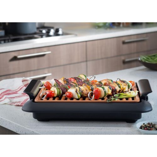  [아마존베스트]Gotham Steel Smokeless Electric Grill, Portable and Nonstick As Seen On TV! - DELUXE