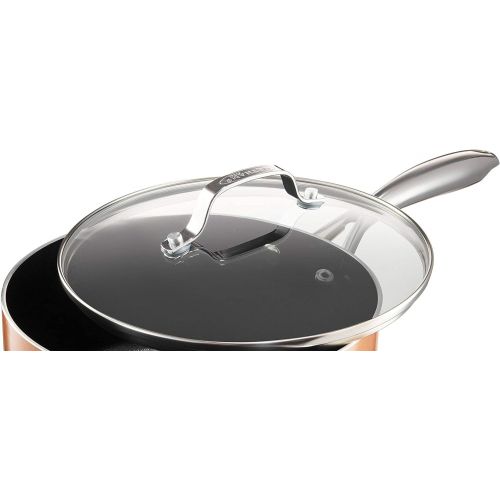  [아마존베스트]Gotham Steel Cookware, 2.5 Quart Sauce Pan, Brown