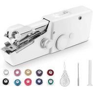 Mini Sewing Machine Handheld Sewing Machine Handheld Sewing Machine Portable Mini Manual Sewing Machine for Home Travel Stitching Quick Repairs, Fabric Leather Sewing, Cordless Small Handy Stitch