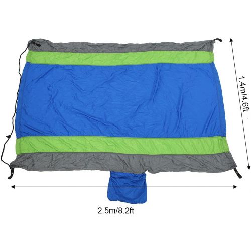  GOTOTOP 4 in 1 Rainwear, Multi?Functional Raincoat with Hood Outdoor Hammock Mat Tent Tarp Moisture?Proof Pad for Fishing/Camping