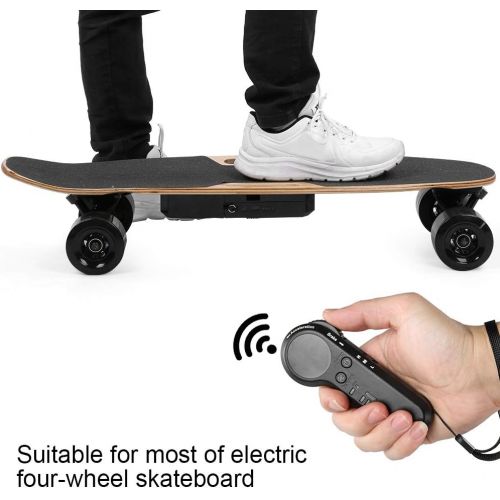  GOTOTOP Skateboard Remote Control Material: PP 2.4GHZ Indicator Light Electric Four-Wheel Skateboard Remote Control Lanyard Electric Outdoor Skateboard