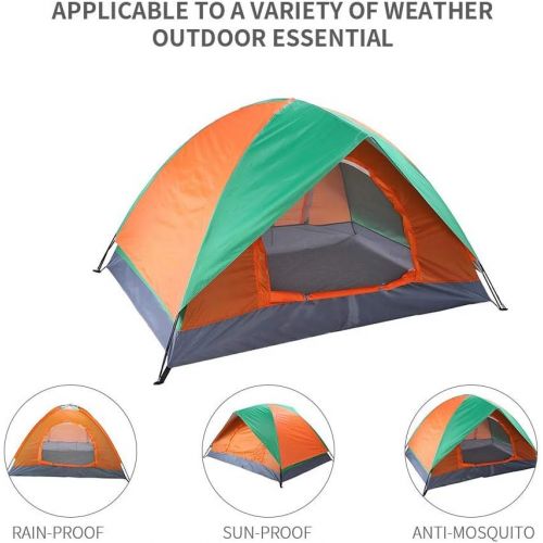  GOTOTOP 1 and 2 Person Camping Tent Backpacking Lightweight 4 Season Waterproof Double Door Tents with Carrying Bag for Hiking Mountaineering,Easy Setup