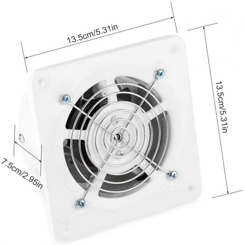  [아마존베스트]GOTOTOP 4 25W Wall Extractor Fan, Silent Extractor Fan for Bathroom Kitchen Warehouse Restaurant Garage