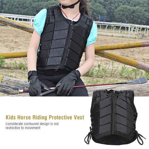  GOTOTOP Breathable Horse Riding Equestrian Vest Protective Gear Body Protector Guard Shock Absorption Waistcoat - Kids