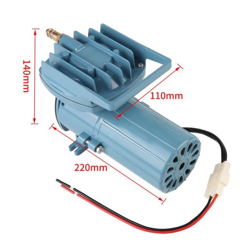  GOTOTOP Aquarium Oxygen Pump-DC 12V 35W Air Pump Aerator for Fish Pond Aquaculture Aquarium Accessory Tool