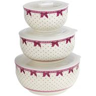 GOURMETmaxx Porcelain Bowls, 15.5x15.5x6 cm, Multiclolor