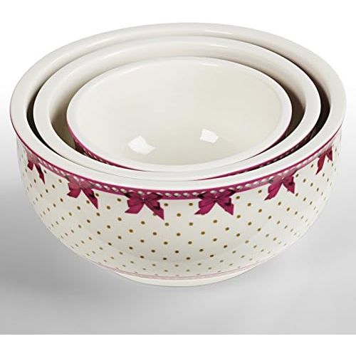  Porcelain bowls, 15.5x15.5x6 cm, Multiclolor