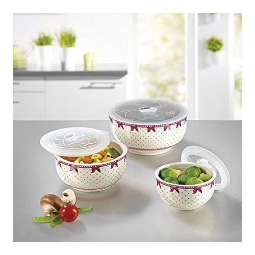  Porcelain bowls, 15.5x15.5x6 cm, Multiclolor