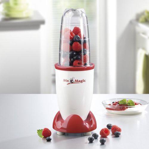  [아마존베스트]GOURMETmaxx Mixer Variation, Silver / Red