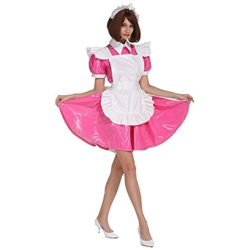 GOceBaby Sissy Girl Maid Lockable Peachpuff Dress Crossdressing Plus Size Costume