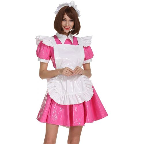  GOceBaby Sissy Girl Maid Lockable Peachpuff Dress Crossdressing Plus Size Costume