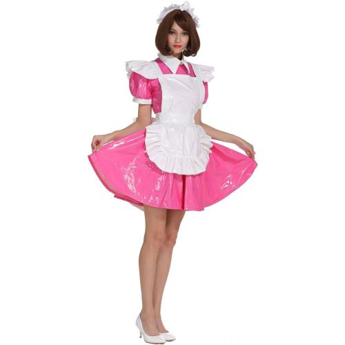  GOceBaby Sissy Girl Maid Lockable Peachpuff Dress Crossdressing Plus Size Costume