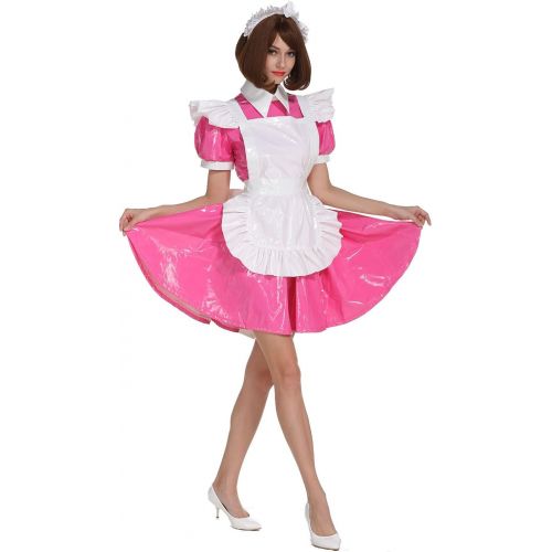  GOceBaby Sissy Girl Maid Lockable Peachpuff Dress Crossdressing Plus Size Costume