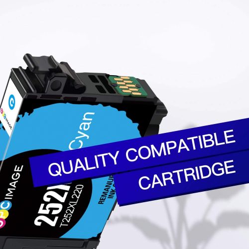  GPC Image Remanufactured Ink Cartridges Replacement for Epson 252XL 252 XL T252XL T252 Compatible with Workforce WF-3640 WF-3620 WF-7710 WF-7610 WF-7720 WF-7110 WF-7210 Printer(11