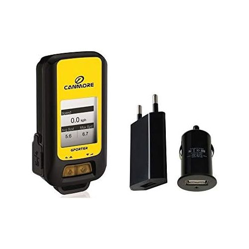  GPORTER G-PORTER GP-102+ GPS- Multifunktionsgerat (gelb) - Set mit 110-240V Netzteil und 12V KFZ-Adapter