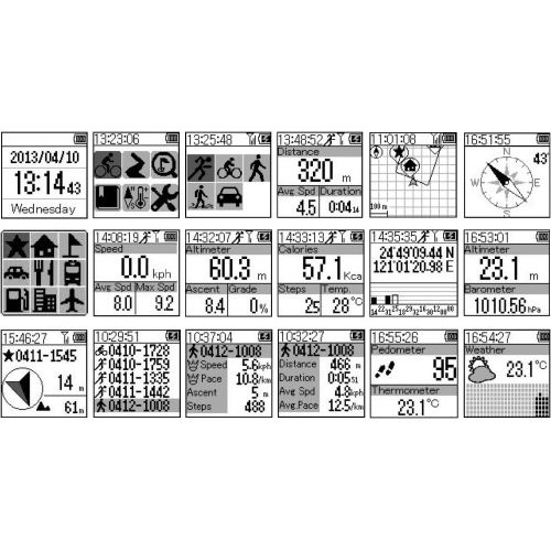  GPORTER G-PORTER GP-102+ GPS- Multifunktionsgerat (gelb) - Set mit 110-240V Netzteil und 12V KFZ-Adapter