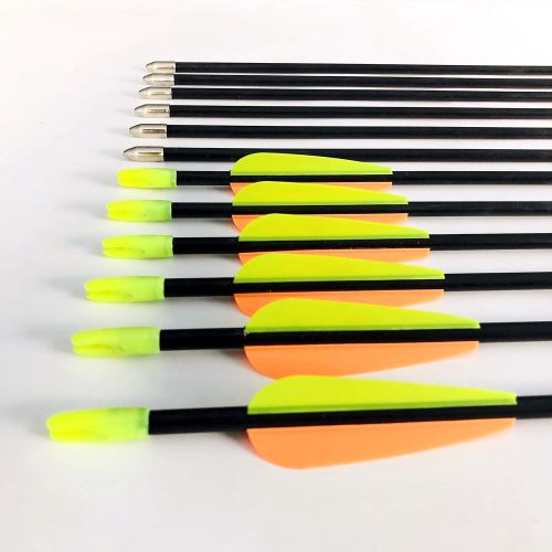  GPP 28-inches Fiberglass Archery Target Arrows - Practice Arrow or Youth Arrow for Recurve Bow