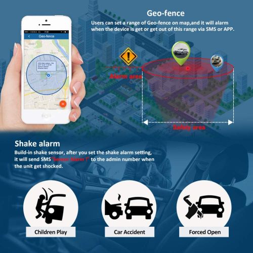  Tkstar GPS Tracker, Real Time Vehicles Tracking Device 10000mah Long Time Standy，Anti Theft GPS Locator With Magnetic For Car Truck Management TK915