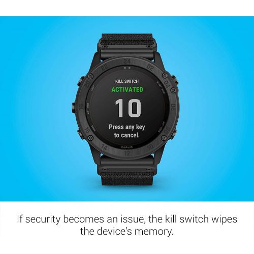  GPS City Garmin tactix Delta Solar, Solar-Powered Specialized Tactical Watch, Ruggedly Built to Military Standards (010-02357-10) and Texel 10,000mAh Portable Battery Pack, Wall an