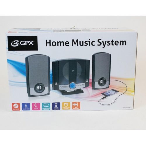  [아마존베스트]GPX HM3817DTBK Home Music System with Remote and AM/FM Radio