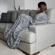 [아마존 핫딜] [아마존핫딜]GRACED SOFT LUXURIES Softest Warm Elegant Cozy Faux Fur Home Throw Blanket (Solid Gray, Large 50 x 60)